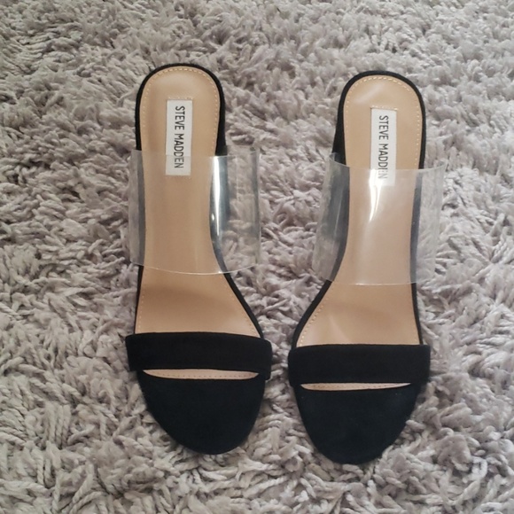 steve madden pvc mules